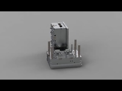 透明なイヤホーン充満箱ブラケット（1*4）/冷たいランナー/3版はNo.24201を形成する